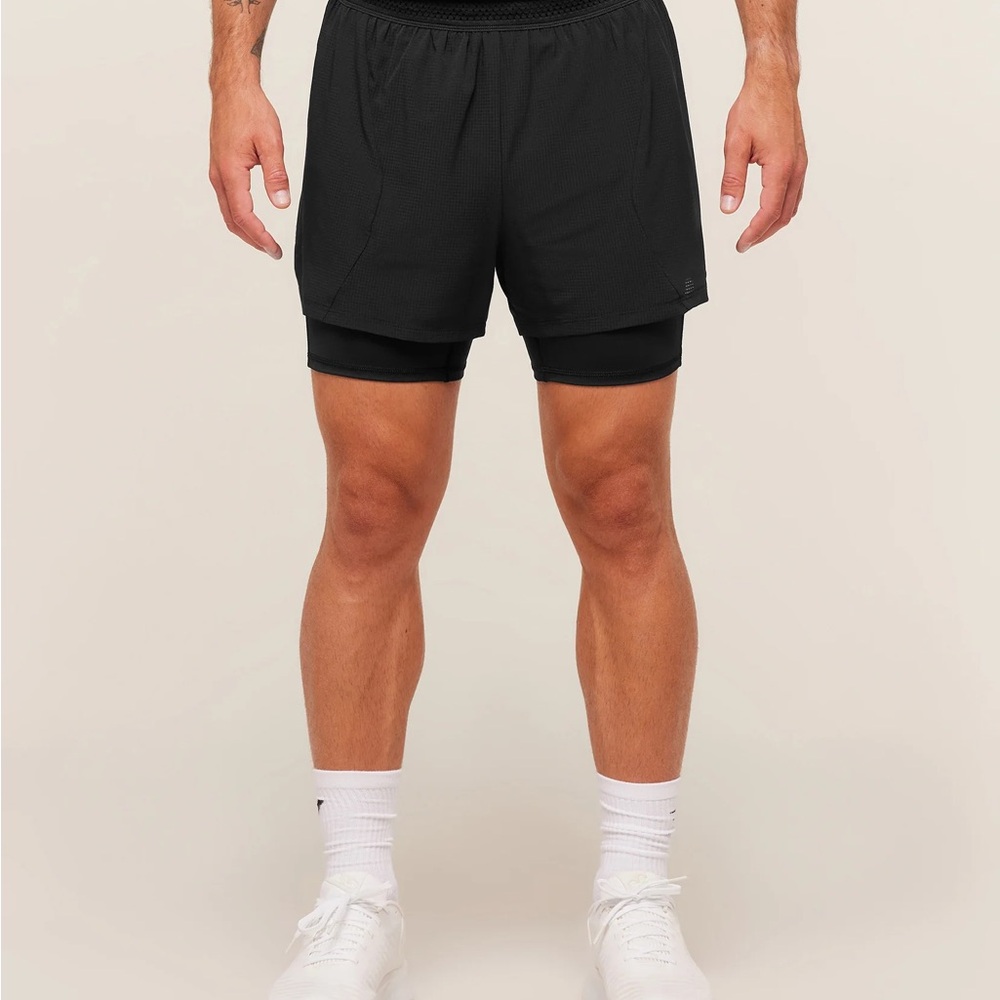 Gymshark Black Men's 2-in-1 Training Shorts